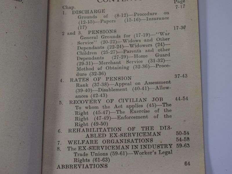 68) WW2 Booklet The Ex-Serviceman's Problem 1945 — image 4