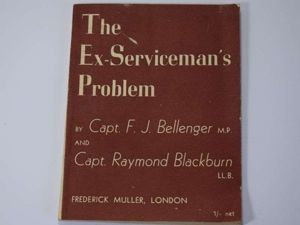 68) WW2 Booklet The Ex-Serviceman's Problem 1945