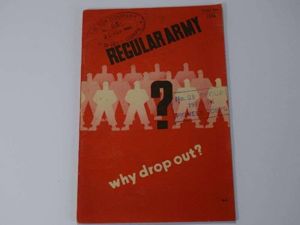 70) Interesting 1946 Dated Pamphlet Regular Army, Why Drop Out?