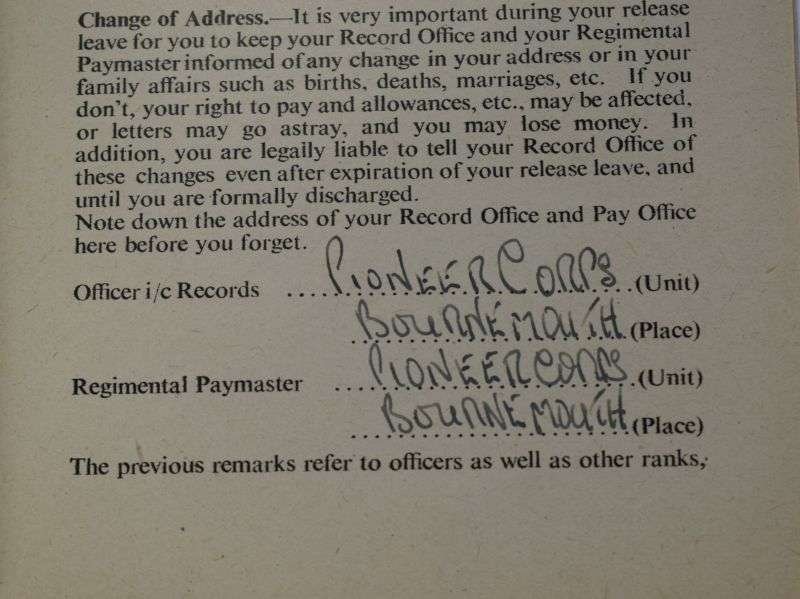 73) Late WW2 Army Pamphlet For Your Guidance, What To Do On Leaving The Service & How To Do It — image 3