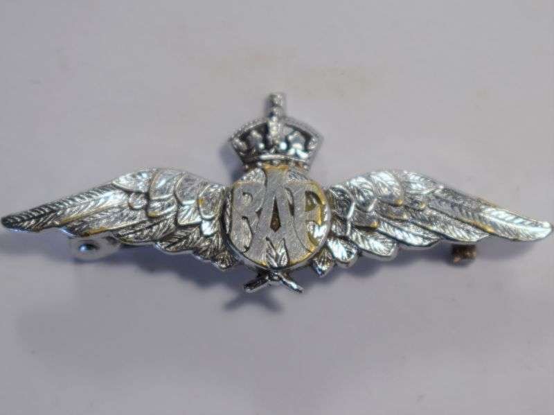101) 1930s-WW2 RAF Wings Sweetheart Brooch — image 4