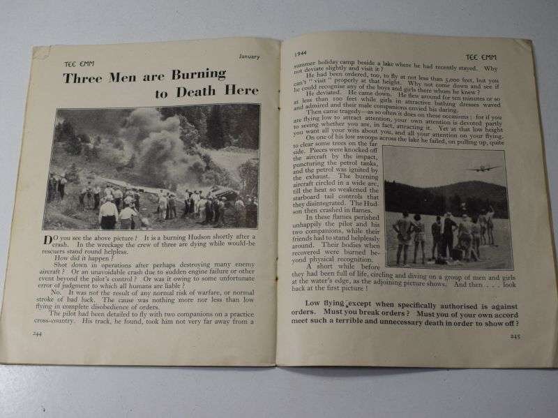 105) A Pair of Original WW2 RAF TEE EMM Christmas 1943/44 & September 1945 — image 10