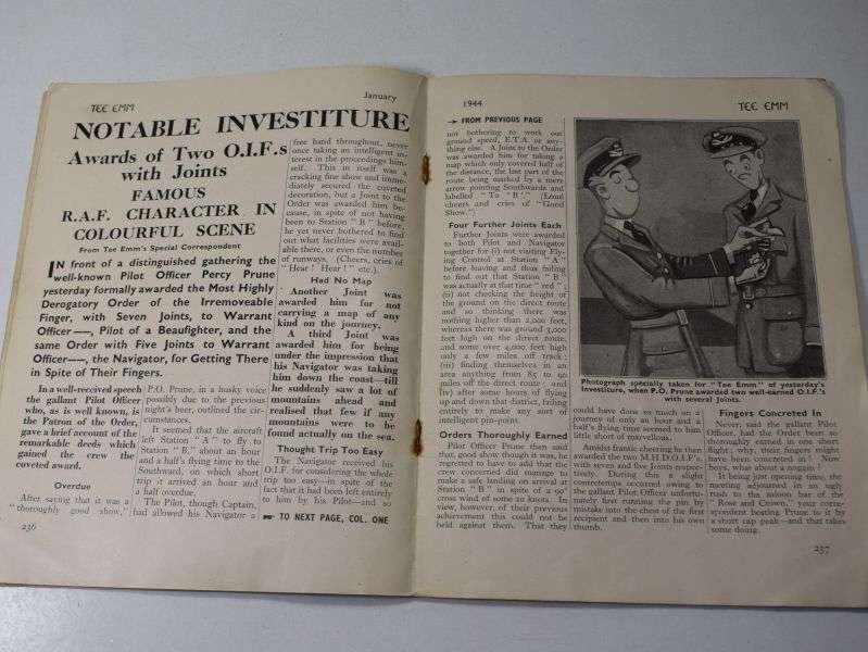 105) A Pair of Original WW2 RAF TEE EMM Christmas 1943/44 & September 1945 — image 12