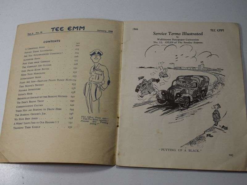 105) A Pair of Original WW2 RAF TEE EMM Christmas 1943/44 & September 1945 — image 14