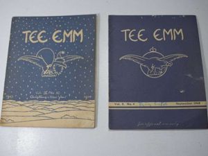 105) A Pair of Original WW2 RAF TEE EMM Christmas …