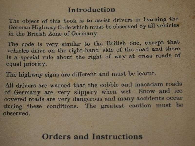106) A Pair of Early Post WAR BAOR Drivers Pamphlets — image 11
