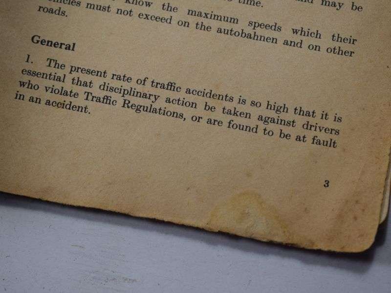 106) A Pair of Early Post WAR BAOR Drivers Pamphlets — image 12