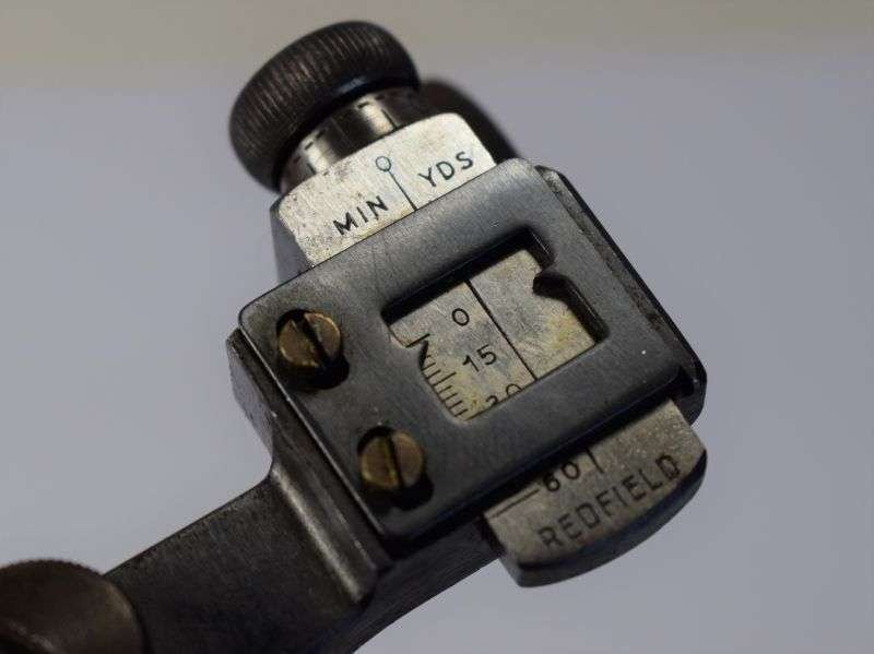 74) Vintage US Made Redfield Peep Sight, Gun Sight — image 10