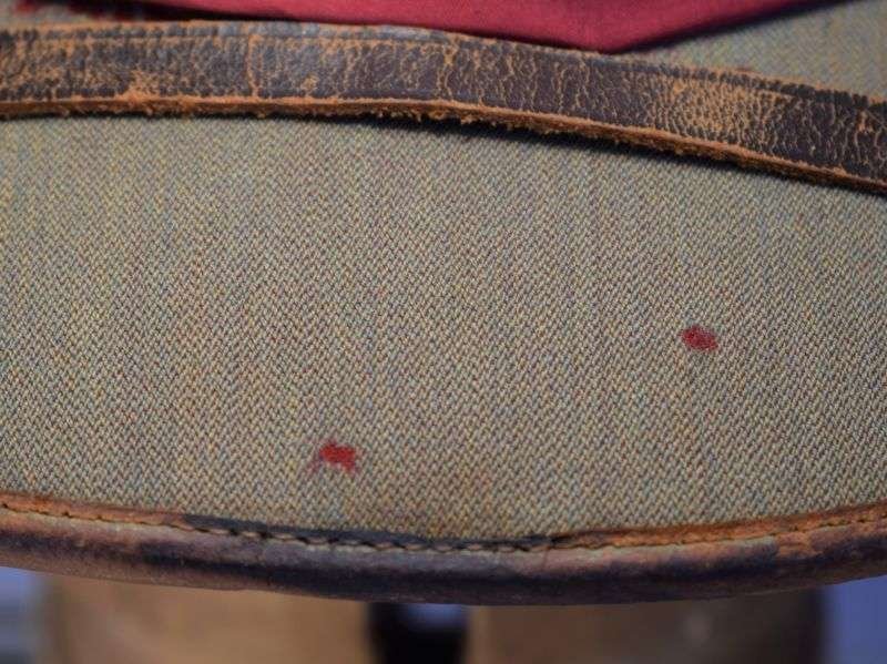 69) 1930s-WW2 British Officers? Sun Helmet with Unidentified Flash — image 16