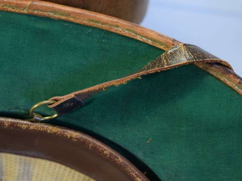 69) 1930s-WW2 British Officers? Sun Helmet with Unidentified Flash — image 7