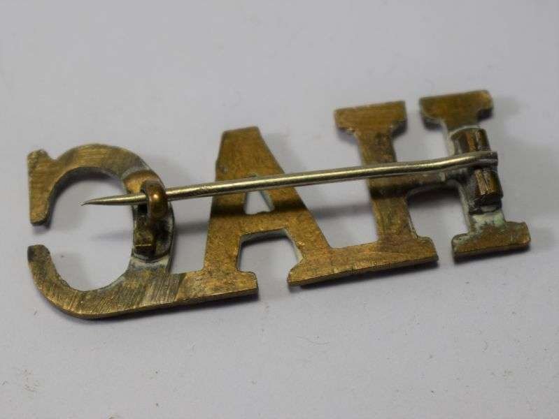 21) Original WW1 WW2 HAC Brass Title Converted to Sweetheart Brooch — image 2