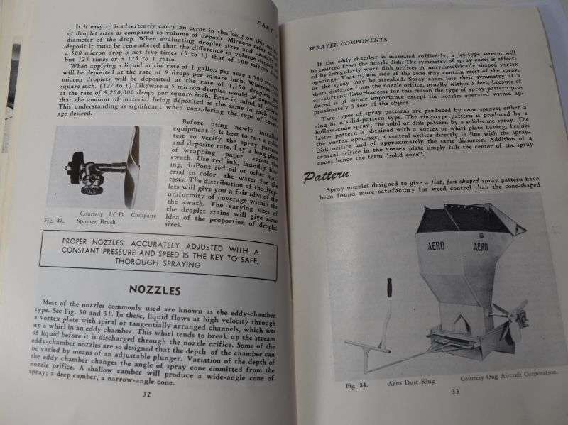 2) Interesting 1951 Handbook Detecting Efficient Equipment. Crop Dusting Etc — image 6