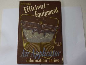 2) Interesting 1951 Handbook Detecting Efficient Equipment. Crop Dusting Etc