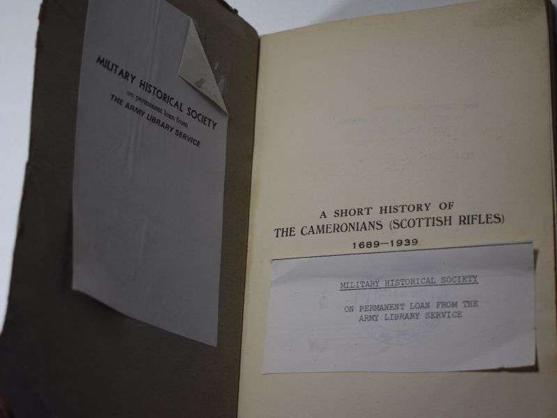 7) A short History of The Cameroonian's (Scottish Rifles) 1689-1939 — image 16