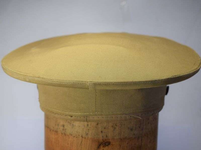37) Original WW2 US Army Enlisted Mans Tropical Issue Peaked Cap — image 11