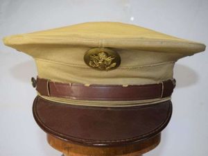 37) Original WW2 US Army Enlisted Mans Tropical Issue Peaked …