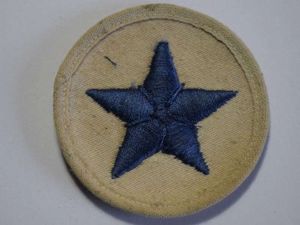 42) Excellent Original WW2 Kriegsmarine Boatswain White Cloth Arm Badge