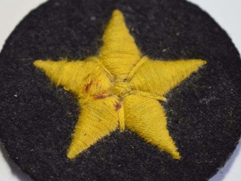 43) Excellent Original WW2 Kriegsmarine Boatswain Blue Cloth Arm Badge — image 3