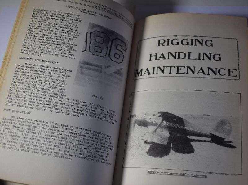 60) Large Original WW2 Airplane & Engine Maintenance For The Air Mechanic 1939 — image 7