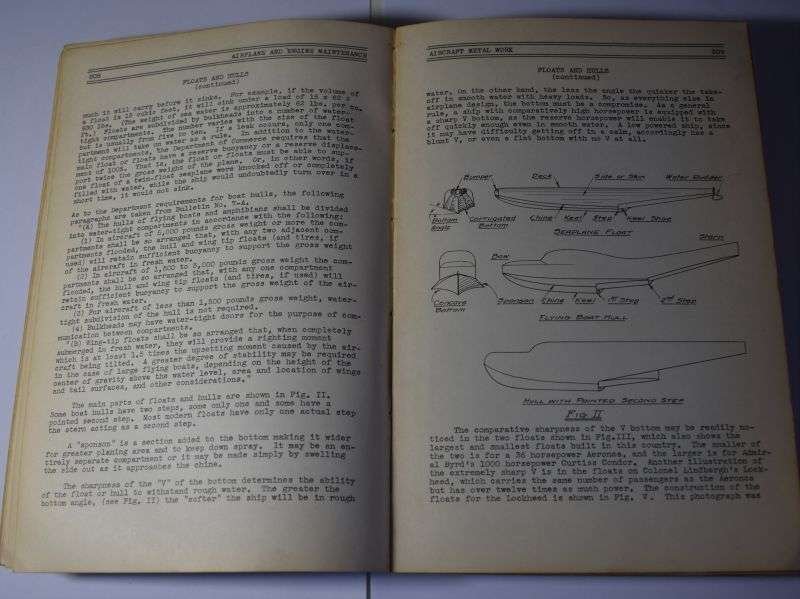 60) Large Original WW2 Airplane & Engine Maintenance For The Air Mechanic 1939 — image 8