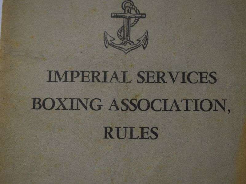 92) Original British Military Imperial Service Boxing Association Rules Book — image 10