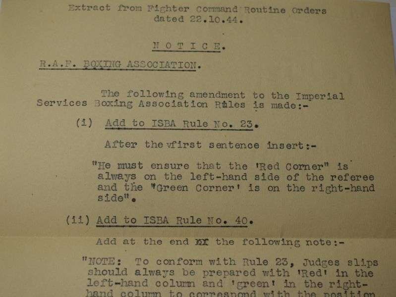 92) Original British Military Imperial Service Boxing Association Rules Book — image 3