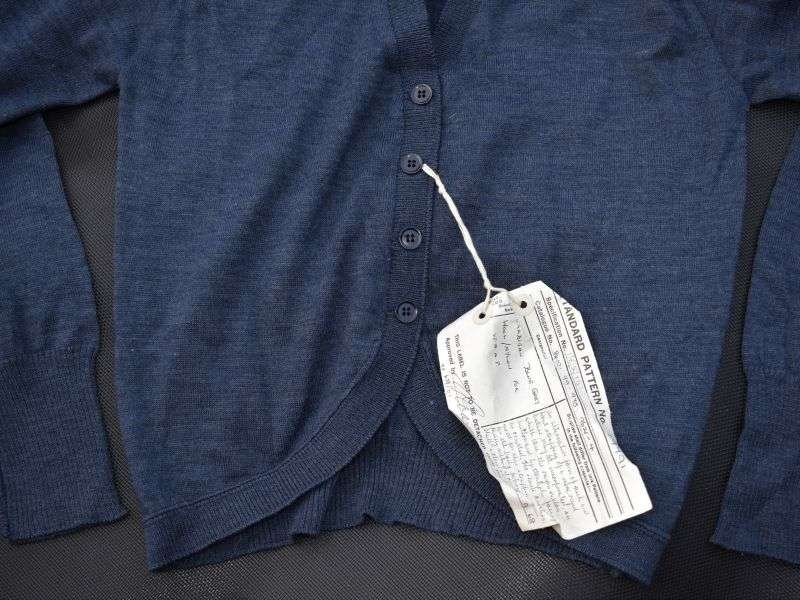 136) Mint 1960s Sealed Pattern Cardigan Blue Grey/Nylon for WRAF — image 10