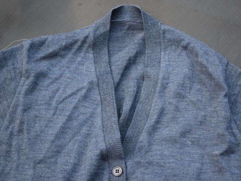 136) Mint 1960s Sealed Pattern Cardigan Blue Grey/Nylon for WRAF — image 11