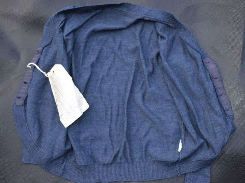 136) Mint 1960s Sealed Pattern Cardigan Blue Grey/Nylon for WRAF — image 3