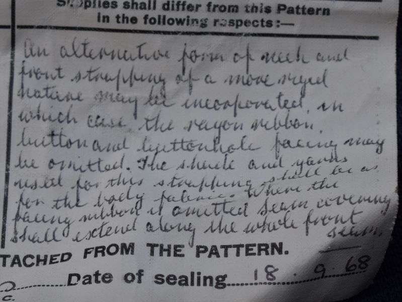 136) Mint 1960s Sealed Pattern Cardigan Blue Grey/Nylon for WRAF — image 4