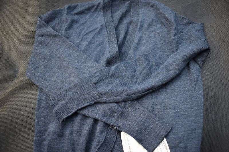 136) Mint 1960s Sealed Pattern Cardigan Blue Grey/Nylon for WRAF — image 9