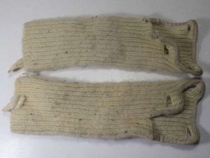 160) WW2 Era British Military Issue Fingerless Wrist Warmers