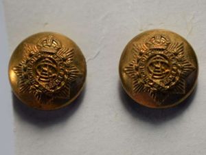 8) Original WW1 Army Service Corps Cap Button Pair