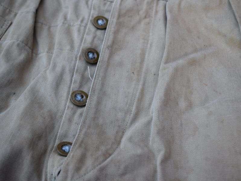 49) Original WW2 Indian Made 1942 Pattern? Khaki Drill Trousers 1944 — image 11