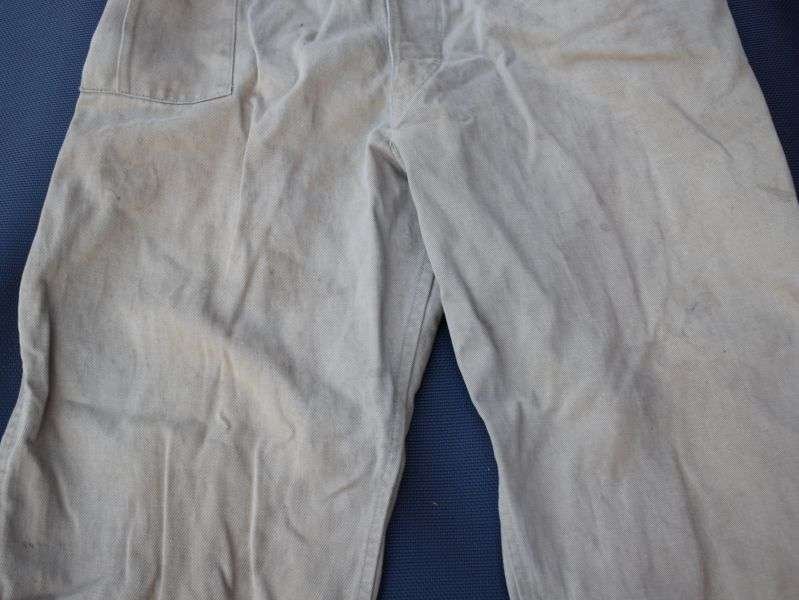 49) Original WW2 Indian Made 1942 Pattern? Khaki Drill Trousers 1944 — image 12