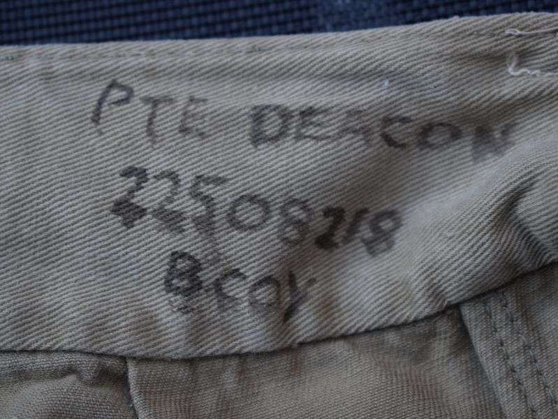49) Original WW2 Indian Made 1942 Pattern? Khaki Drill Trousers 1944 — image 6
