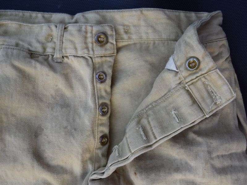 50) Original WW2 Canadian Made Khaki Drill Trousers Dated 1940 — image 12
