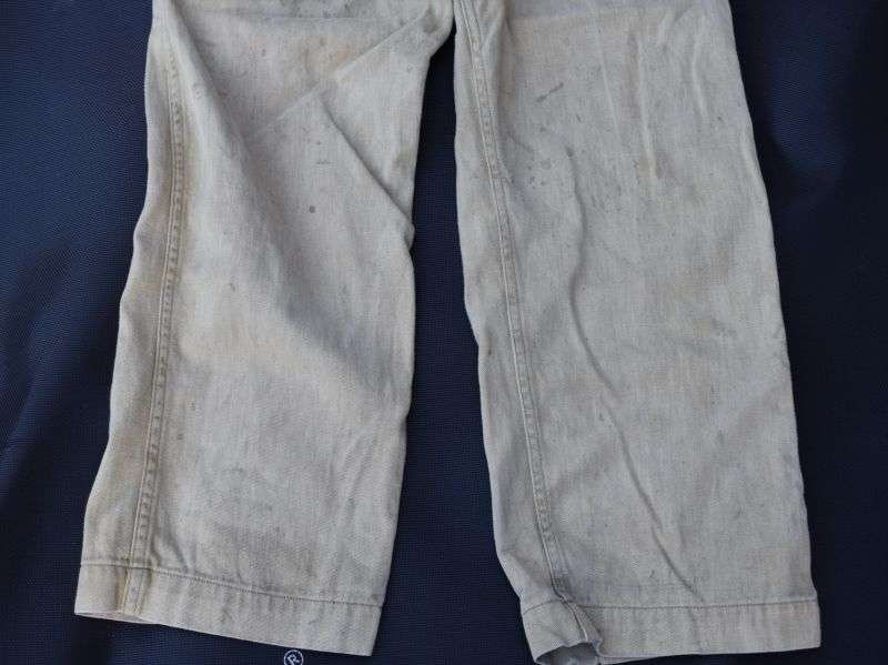 50) Original WW2 Canadian Made Khaki Drill Trousers Dated 1940 — image 14