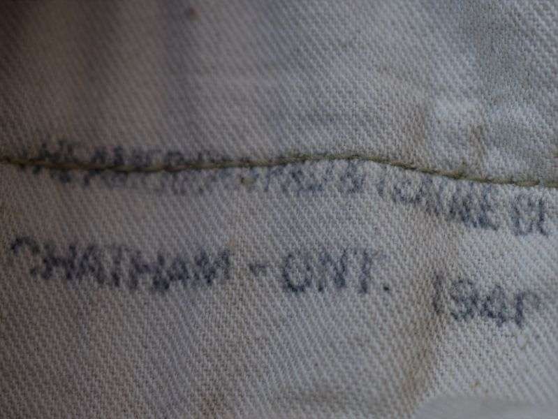 50) Original WW2 Canadian Made Khaki Drill Trousers Dated 1940 — image 6