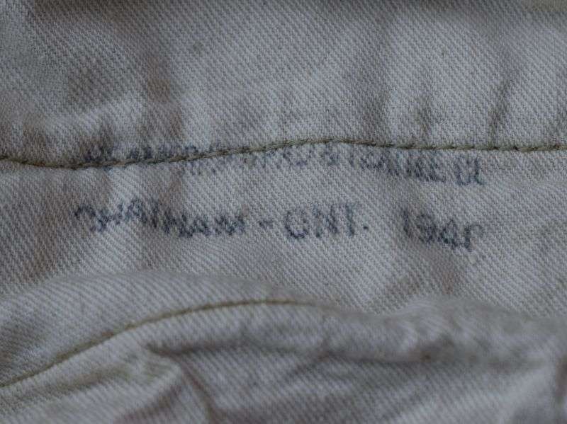50) Original WW2 Canadian Made Khaki Drill Trousers Dated 1940 — image 9