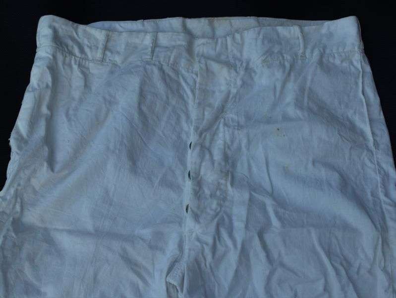 54) Original WW2 Royal Canadian Navy Issue White Tropical Shorts — image 10