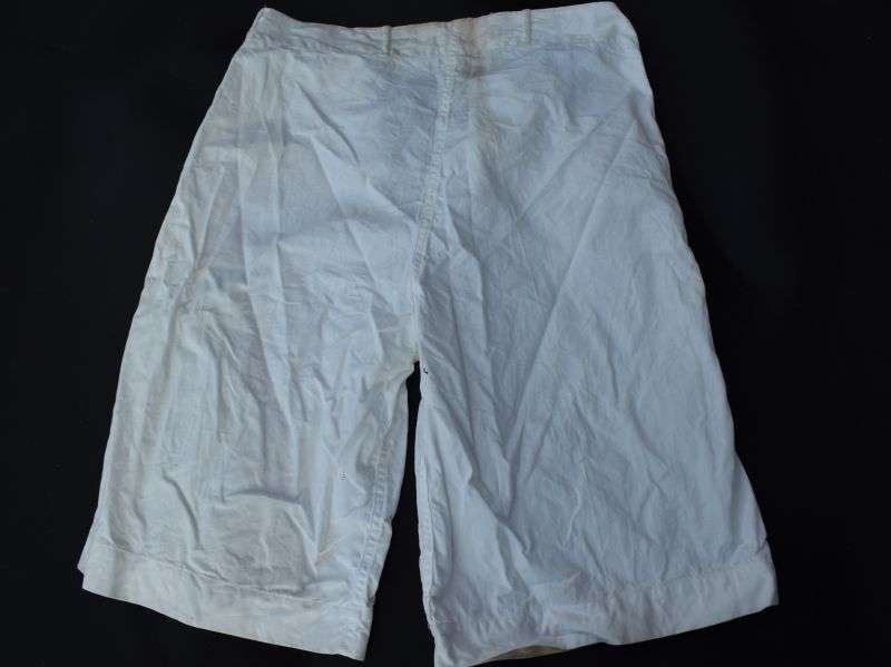 54) Original WW2 Royal Canadian Navy Issue White Tropical Shorts — image 3