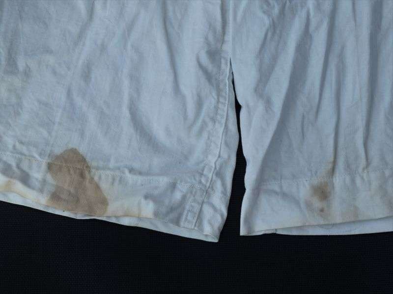 54) Original WW2 Royal Canadian Navy Issue White Tropical Shorts — image 8