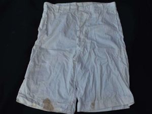 54) Original WW2 Royal Canadian Navy Issue White Tropical Shorts