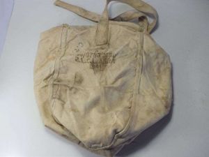121) Excellent Original WW2 Indian Made Horse/Mule Nose Bag Dated …