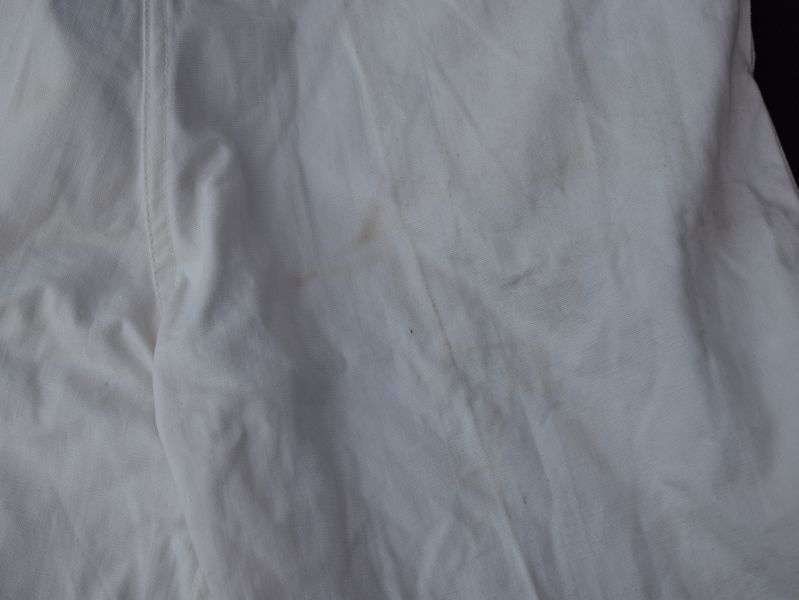 62) Original WW2 Royal Canadian Navy Issue White Tropical Shorts — image 8