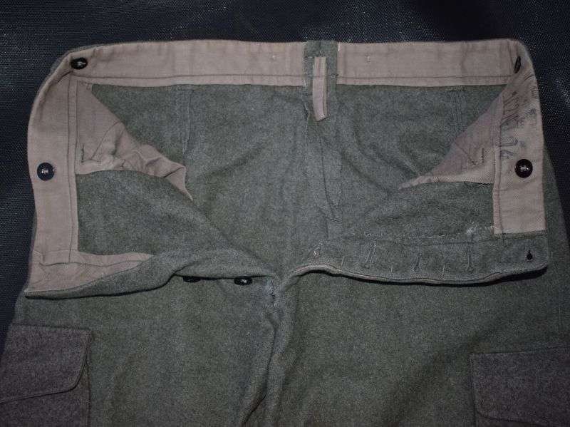 67) Original Vintage Swedish Army Trousers Dated 1941 — image 11