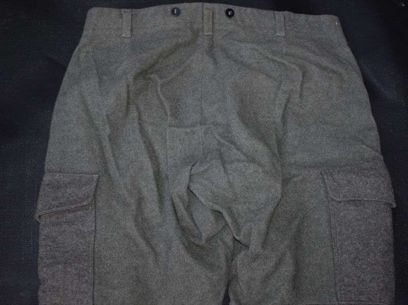 67) Original Vintage Swedish Army Trousers Dated 1941 — image 4