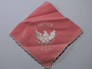 82) Excellent Original WW1 WW2 US Army Pink Sweetheart Hanky. …