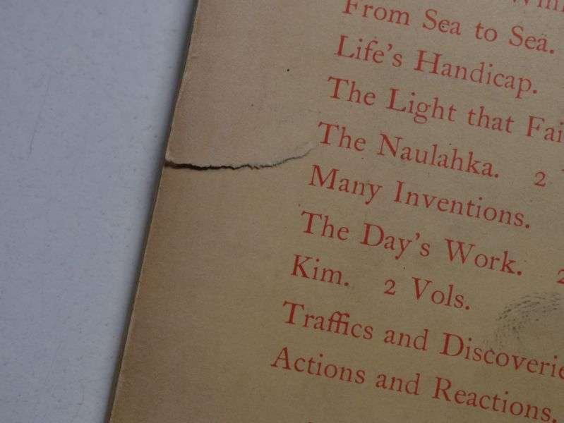 119) Original 1st Edition Book The New Army in Training By Rudyard Kipling 1915 — image 2